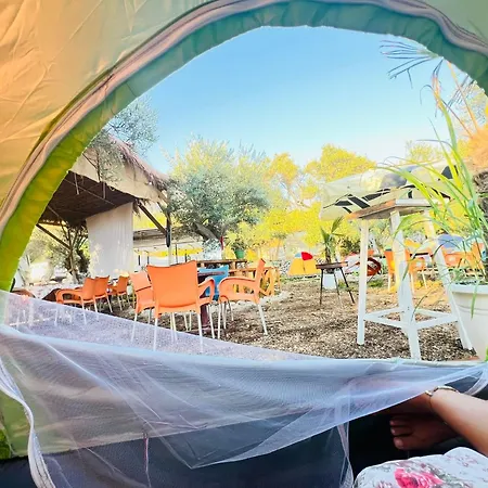 White And Camping Drymades 아파트 Dhërmi