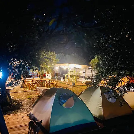 White And Camping Drymades Dhermi
