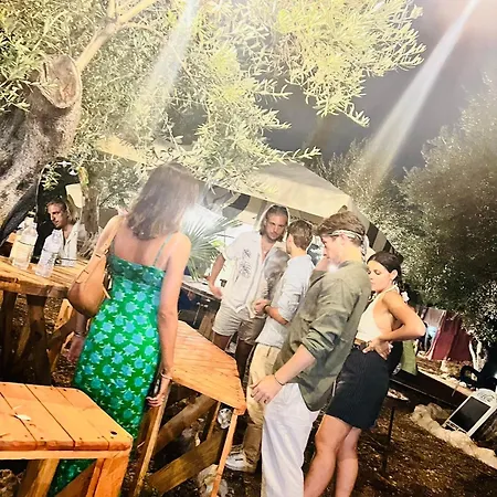 White And Camping Drymades Dhermi