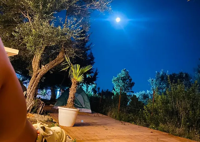 White And Camping Drymades Apartamento Dhërmi