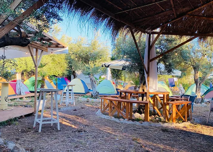 White And Camping Drymades Dhërmi