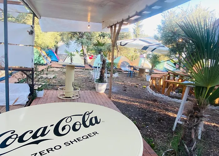 White And Camping Drymades Dhërmi