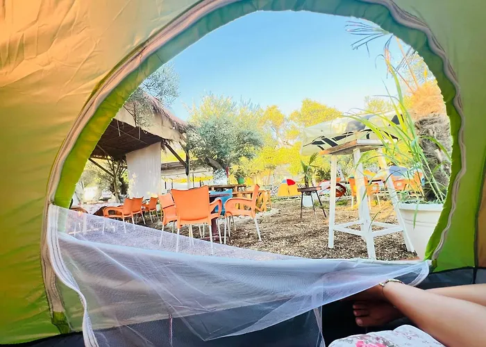 White And Camping Drymades Apartamento Dhërmi